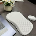 thumbnail image 2 of Ergonomic Memory Foam Wrist Rest Pad Set, 2-in-1 Keyboard And Mouse Pad Cushion Support For Typing & Gaming, Comfortable Pain Relief For Wrists Prevent Carpal Tunnel, Non-Slip Base For PC Office Desk, 2 of 9