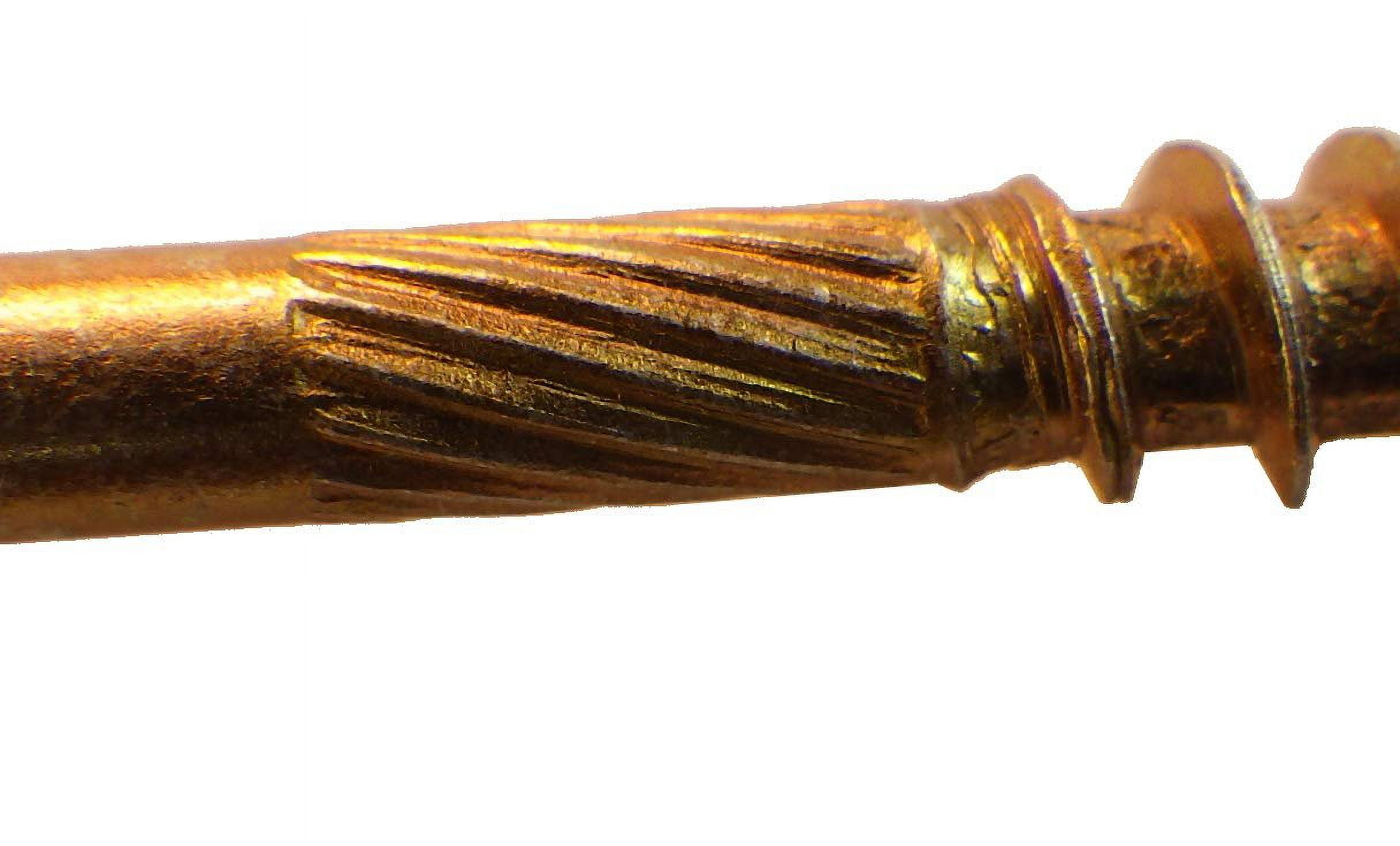 Big Timber Construction Fasteners 2,000 Count Big Timber YTX93 9 x 3-Inch Gold Star Flat Head Screws — Construction & DIY Use, Standard Hardware Spec