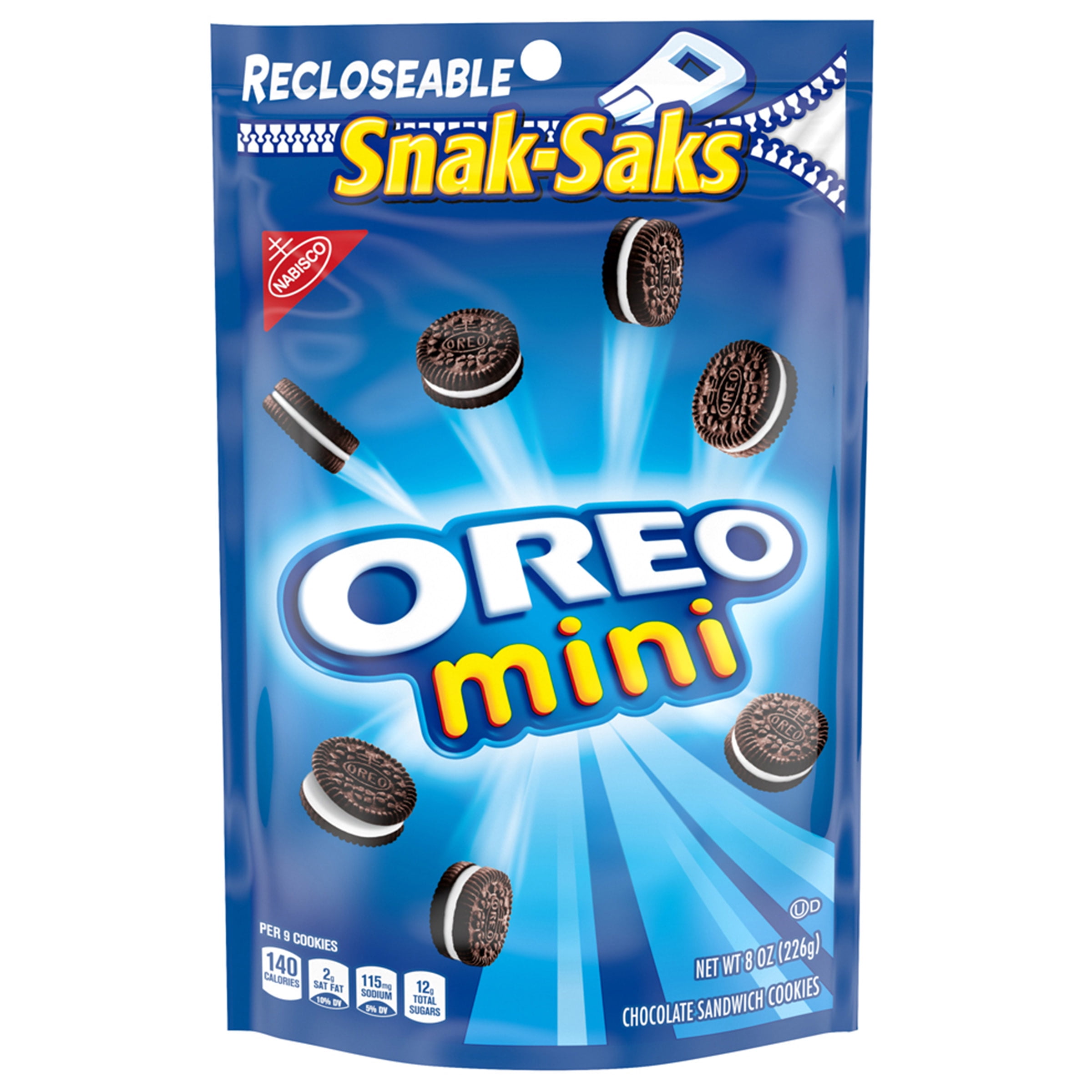 Nabisco Oreo Chocolate Mini Bite Size Sandwich Cookies 8 Oz