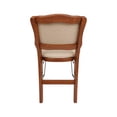 thumbnail image 4 of MECO Stakmore French Fabric Upholstered Seat Folding Chair Set, 2 Pack, Cherry, 4 of 5