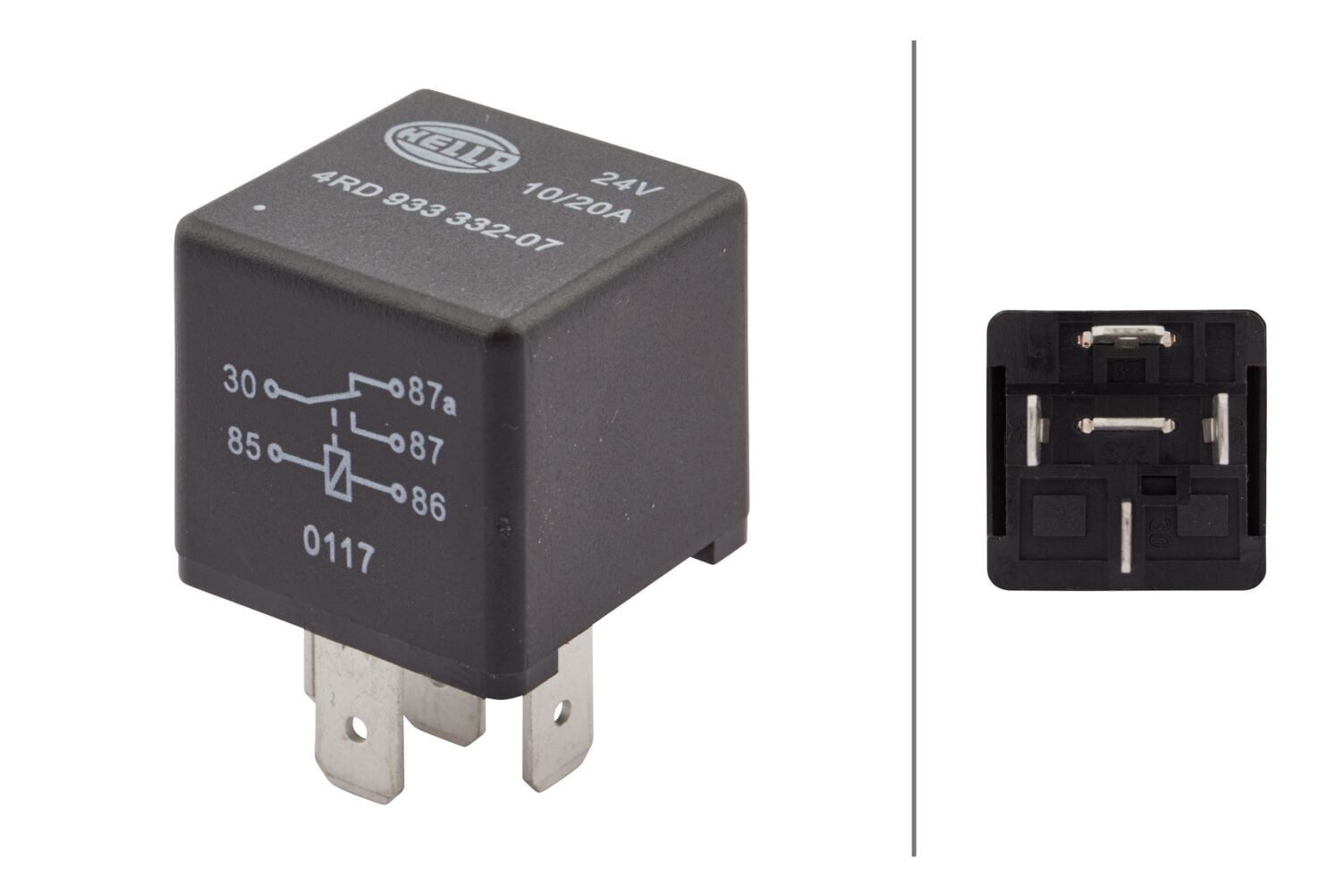 Hella 933332071 Micro Plug Relay