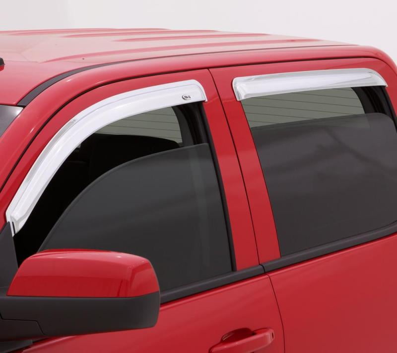 AVS Rain Guards Tape-On Window Vent Visor 4pc Fits 16-19 Tacoma Double Cab