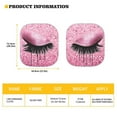 thumbnail image 5 of KUIFORTI Windshield Sun Shade 2-Piece Foldable Car Front Window Sunshade Pink Eyes Sunshade for Block UV Rays & Sun Heat Protection, 5 of 5