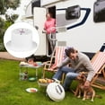 thumbnail image 4 of KAKOWELY Round Electric Cable Hatch for RV Electric Cord RV Camper Electric Cord Cover,5.12X"X5.12"X2.6", 4 of 5