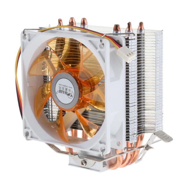 Radiador Del Del Ventidor de 3 Tubos Del Ventidor Del Refrigerador de CPU 9cm 12V de Aluminio para Yotijar Enfriador de aluminio de la CPU