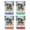 Multicolor (4-Pack), variant on Punta Cana Dominican Republic Vintage Design Souvenir 2 oz Square Shot Glass – Green