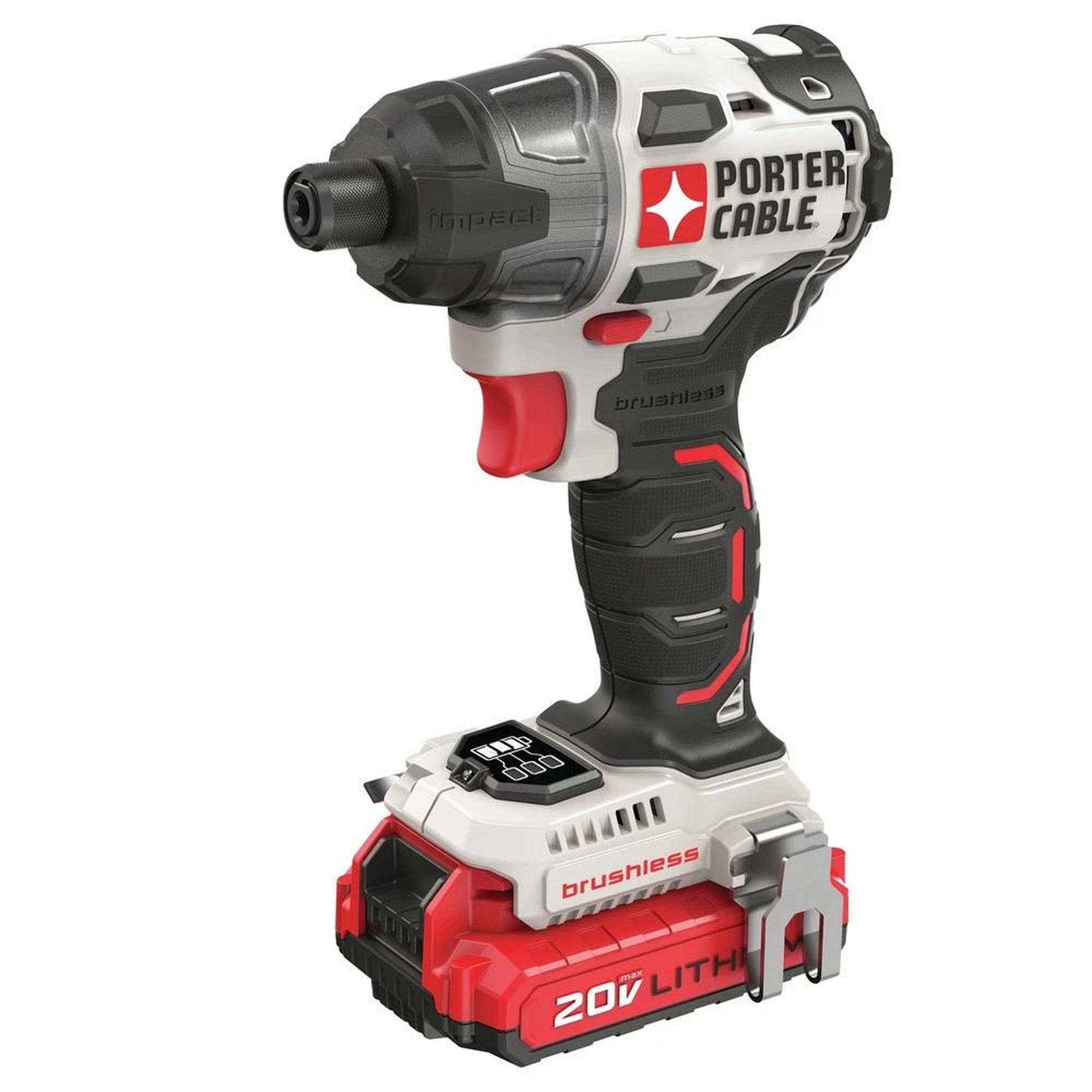 Porter-Cable PCCK647LB 20V MAX 1/4" Impact Driver Kit w/2 Batteries (1.5 Ah) New