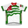 thumbnail image 1 of Abkhazia Flag Short Sleeve Cycling Jersey  for Women - Size S, 1 of 3