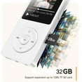 thumbnail image 5 of MP3 Player with Bluetooth and 32GB TF Card,HiFi Music Player with Built-in Speaker,Earphones, Multifunctional MP3 Players with FM/Recording/E-Book/Video, Supports up to 128GB for Kids,Running,Walking, 5 of 8