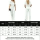 thumbnail image 2 of Pantalones Camiseta de mujer Traje deportivo Conjunto de pantalón suelto de moda Traje de pantalón (Blanco L) Ygjytge Blanco T L para Mujer, 2 of 9