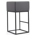 thumbnail image 5 of Manhattan Comfort Embassy 29" Faux Leather Barstool in Gray (Set of 2), 5 of 5
