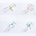 thumbnail image 5 of lanema Set of 4 Cat Toy Attachments Bug Shape Tassels Replacements Wand Refills, 5 of 10