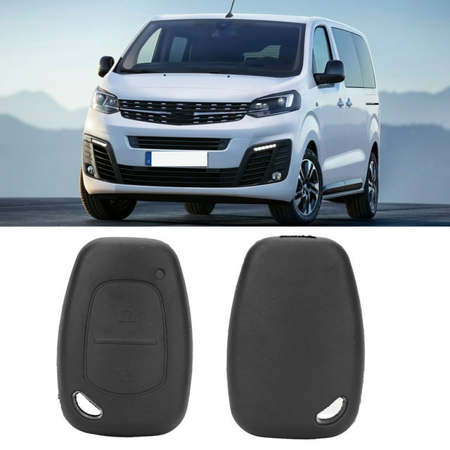 Carcasa para llavero, carcasa para llavero con botón remoto de 2 botones para automóvil, carcasa para llavero, rendimiento comprobado