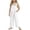 White, variant on YMNXA Children Kids Girls Summer Romper Sleeveless Suspenders Solid Color Comfortable Fashion Jumpsuit With Pocket For Everyday Wear,White,9-10 Years