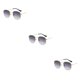 thumbnail image 1 of Gafas de sol cuadradas pequeñas Jumpingount polarizadas Dorado Gradual Gris, 1 of 6