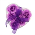 thumbnail image 2 of Xihbxyly Jabón de Flores En Forma de Corazón, Diseño Romántico de Pétalos de Rosa, Espuma Fácil de Disolver, Baño Relajante, Regalo para Seres Queridos, San Valentín, Navidad, Juego de 6 Piezas, 2 of 2