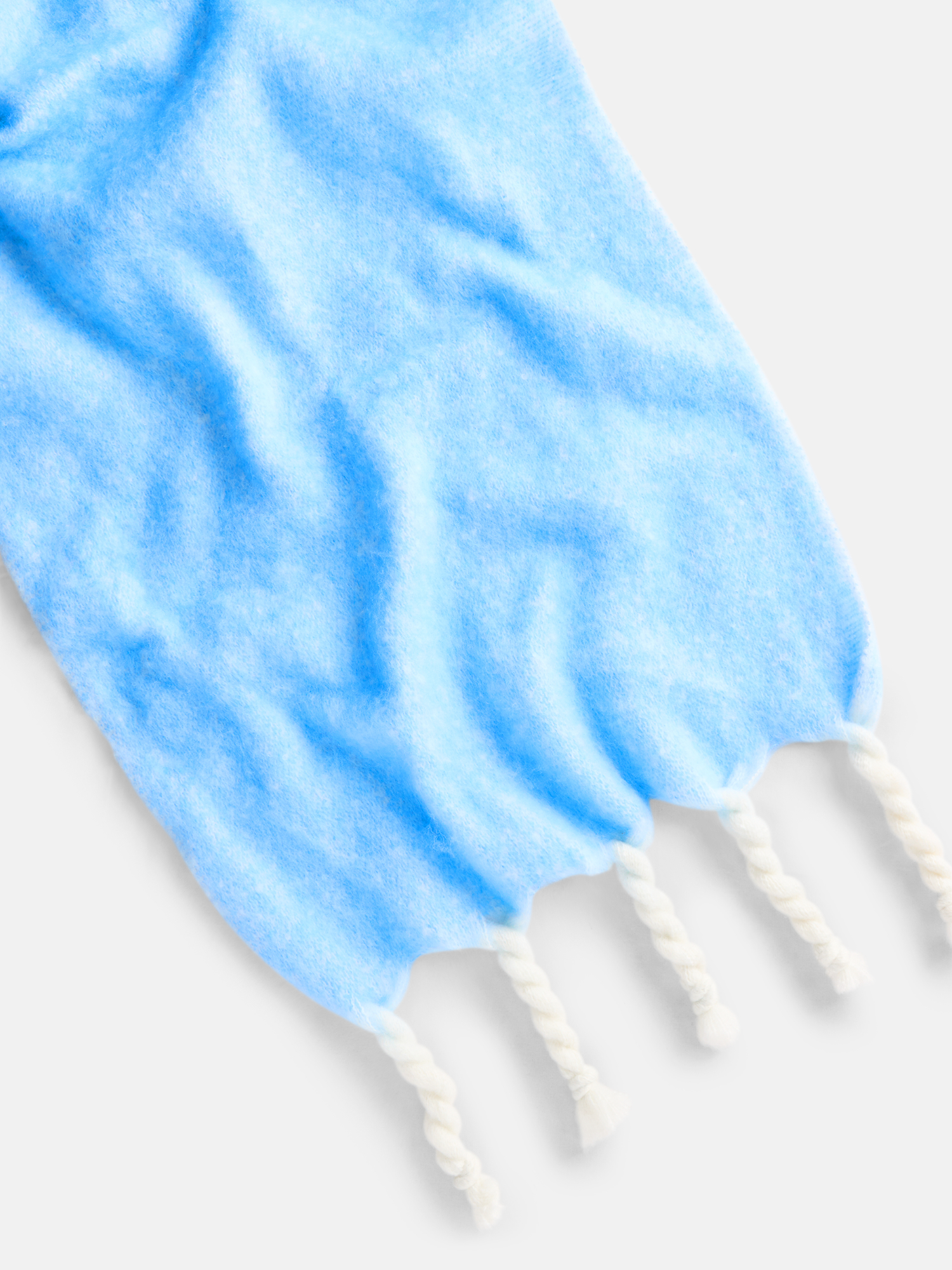 Scenario Women's Blanket Scarf with Braided Fringe Trim