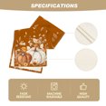 thumbnail image 6 of Sm:)e Pumpkin Wildflower Fall Table Runner 13x72 Inch, Thanksgiving Holiday Dining Room Party Decoration(Dark Orange), 6 of 7