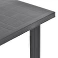 thumbnail image 3 of vidaXL Garden Table with Umbrella Hole Outdoor Bistro Patio Furniture Plastic, 3 of 17