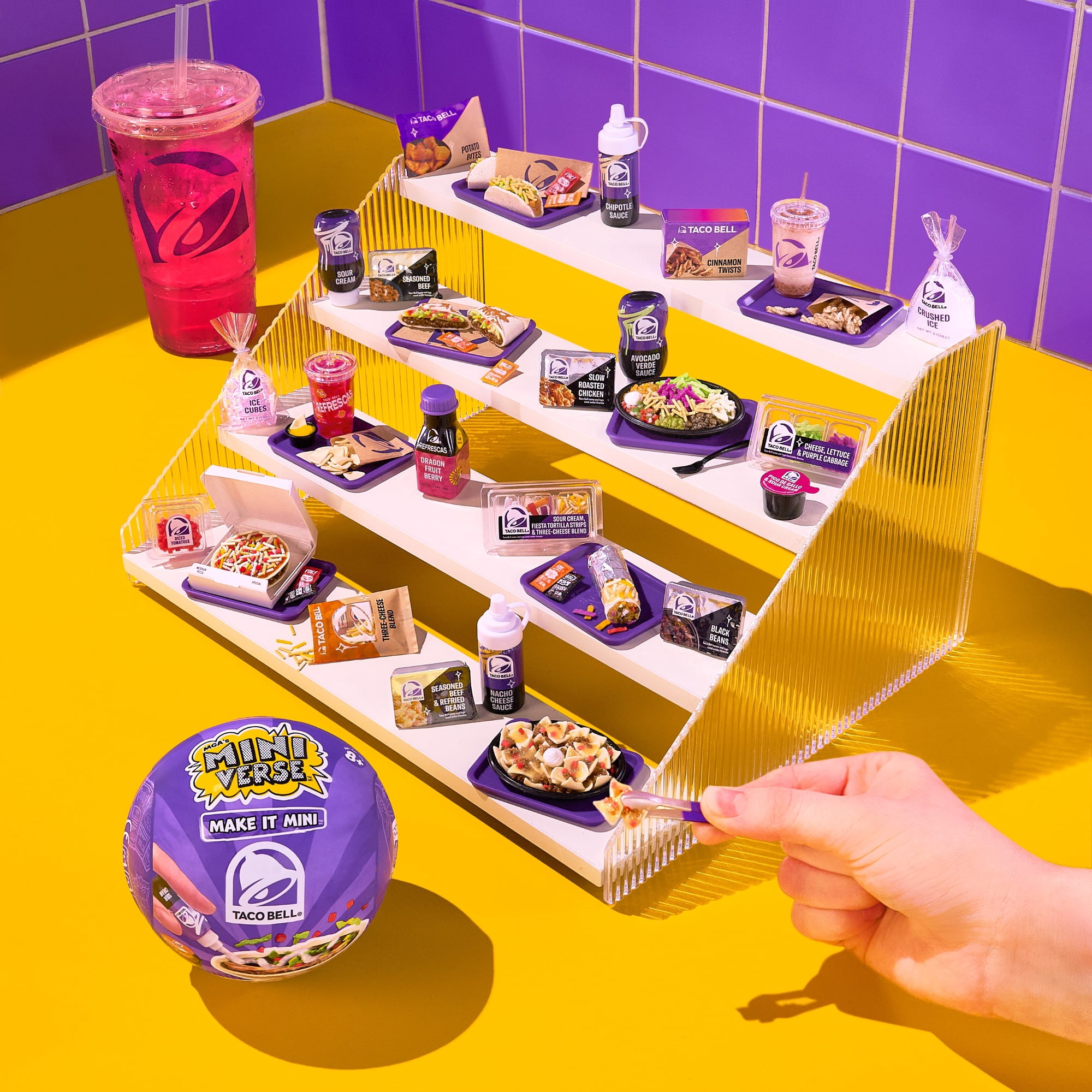 MGA's Miniverse Make It Mini Taco Bell Series 1, Mini Collectibles - Blind Ball, Ages 8+