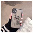 thumbnail image 1 of Line Art Sketch Flower Girl Funda protectora para teléfono para iPhone 12 11 13 14 Pro MAX X XS XR SE 2 6s 7 8 Plus Funda dura translúcida Tan Jianjun unisex, 1 of 2