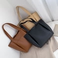 thumbnail image 2 of Bolso de mano de color sólido, bolso de moda para viajes diarios, bolso de mujer de gran capacidad portátil y retro completo, 2 of 6
