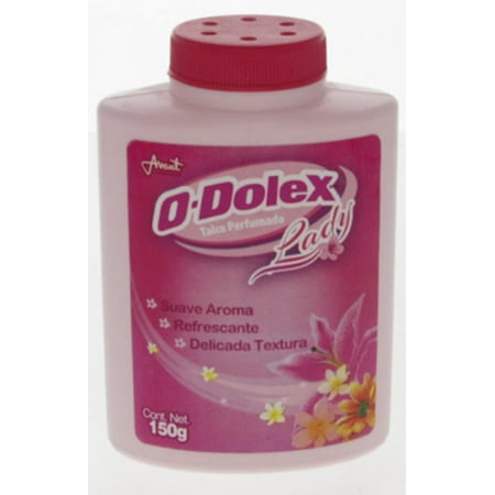 Odolex Ladys Deodorizing Powder 150g - Talco Desodorante de Mujeres (Pack of 4)