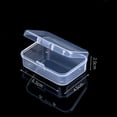 thumbnail image 4 of Mini Plastic Box Rectangular Box Translucent Box Packing Box Storage Box Dustproof Solid Strong Jewelry Storage Case Container, 4 of 10