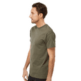 thumbnail image 4 of M&O Men’s Short Sleeve T-Shirt - Military Green, Gold Soft Touch Crew Neck Tee, Solid Tee, 4XL, 4 of 5
