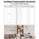 thumbnail image 2 of Termostato de pared inteligente programable con sensor NTC, pantalla LCD, botón táctil, calefacción eléctrica, suelo radiante, termorregulador digital, controlador de temperatura para el hogar y la, 2 of 8