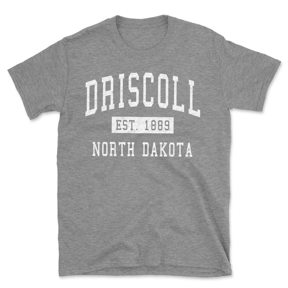 Driscoll North Dakota Classic Established Men's Cotton T-Shirt