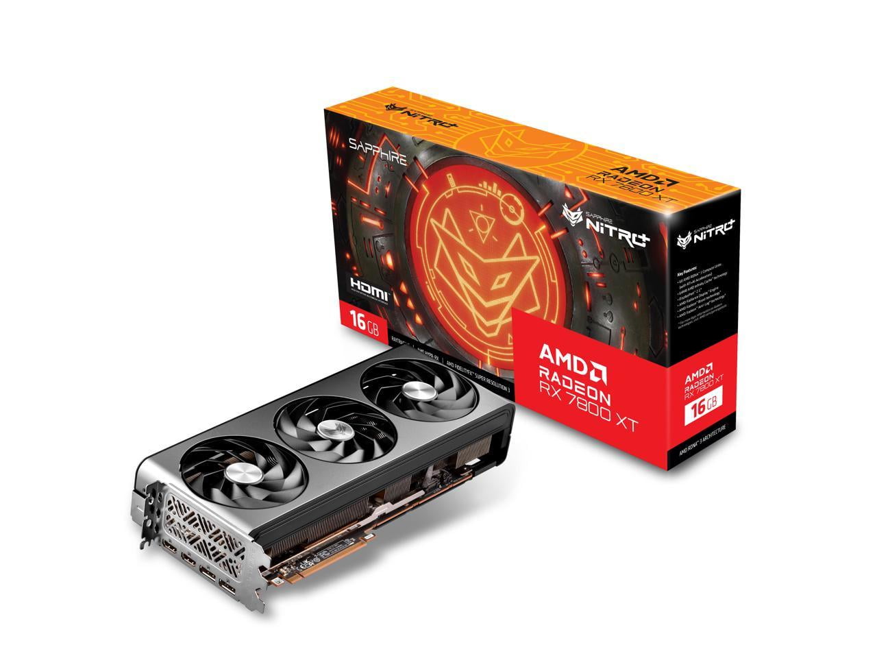SAPPHIRE NITRO+ Gaming Radeon RX 7800 XT 16GB GDDR6 ATX