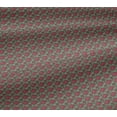 thumbnail image 5 of oneOone Tissu Jersey Coton Vert Sarcelle Poussiéreux Matériel de Robe Rétro Tissu Imprimé au Mètre 58 Pouces de Large, 5 of 5