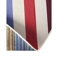 thumbnail image 3 of Unique Loom Outdoor Striped Collection Area Rug - Lines (10' Round White/Ivory), 3 of 9