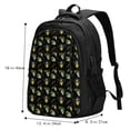thumbnail image 5 of Balery Bee Floral Print USB Charging Backpack for Men and Women - Water-Resistant, Anti-Theft Laptop Backpack with USB Port for Travel, Work, School, and College, 5 of 7