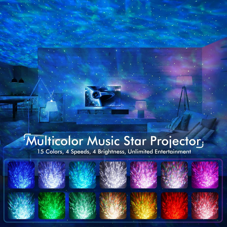 Star Projector, 3 in 1 Galaxy Projector Night Light Projector/LED Starlight  Light/Sky Light with Bluetooth Music Speaker for Baby Kids Bedroom/Game  Rooms/Home Theatre, Christmas Gifts : : Tools & Home Improvement