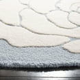 thumbnail image 3 of SAFAVIEH Cambridge Permelia Geometric Wool Area Rug, Blue/Ivory, 6' x 6' Round, 3 of 7