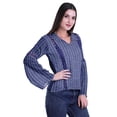thumbnail image 2 of Moomaya Kurta Col Kurta Dentelle Détails Imprimé Manches Longues Tunique, 2 of 5