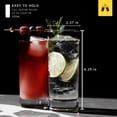 thumbnail image 5 of Collins Glasses/Highball Glasses - Set of 6 - 12oz/15oz, 5 of 11
