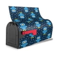 thumbnail image 3 of Pofeuu Blue Owl Print Mailbox Covers Letterbox Cover Mailbox Wrap for Home Garden Yard Outdoor Decor -25.5x21 in, 3 of 8