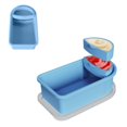 thumbnail image 1 of HFLWYWD Silicone Snack Containers with Lids,Reusable Double Compartment Leak-Proof Silicone Snack Container Dishwasher Safe Food Storage Box for Salad Dressing, Sauces, Travel, Picnic, Office, 1 of 7
