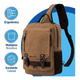 thumbnail image 4 of Mochila Cruzada Pechera Ajustable Cafe, 4 of 5