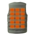 thumbnail image 5 of sususu Heated Vest for Men,Smart Heated V Neck Vest Advanced Temperature Control Unisex Winter Wear Lightweight Insulation Technology Outdoor Indoor Use - Army Green, 5 of 6