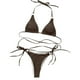 thumbnail image 2 of Traje de baño para mujer, moda, cómodo, bikini, traje de baño liso para mujer, bikinis, trajes de baño para mujer, conjuntos de bikini para mujer, trajes de baño bikini para mujer, 2 of 4