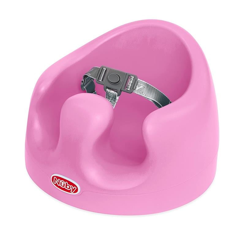 Nuby My Floor Foam Baby Booster Seat, Pink