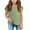 Green, variant on Diufon Cotton Linen Tops for Girls Summer Short Sleeve Crewneck Pullover Shirts Casual Loose Blouse