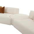 thumbnail image 4 of Fickle Cream Boucle 4-Piece Modular LAF Sectional, 4 of 6