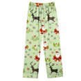 thumbnail image 6 of AINIYS Womens Christmas Pajamas Sets 2 Piece V Neck Loungewear Sets Comfy Long Sleeve Matching Pants Xmas Outfits with Pocket Green XXL, 6 of 7