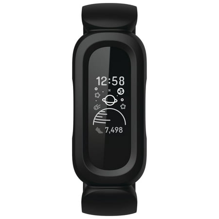 Fitbit - Ace 3 Activity Tracker for Kids - Black