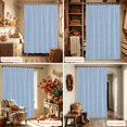 thumbnail image 6 of Misty Blue Shower Curtain, Waterproof Shower Curtains for Bathroom, Rustic Farmhouse Solid Color Washable Fabric Bathtub Curtain Set Bath Decor with 12 Hooks Stall 36"x72", 6 of 8